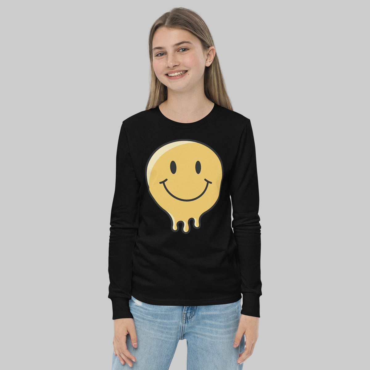 GT4L Fun Youth Long Sleeve "smiley face" Tee, view 8
