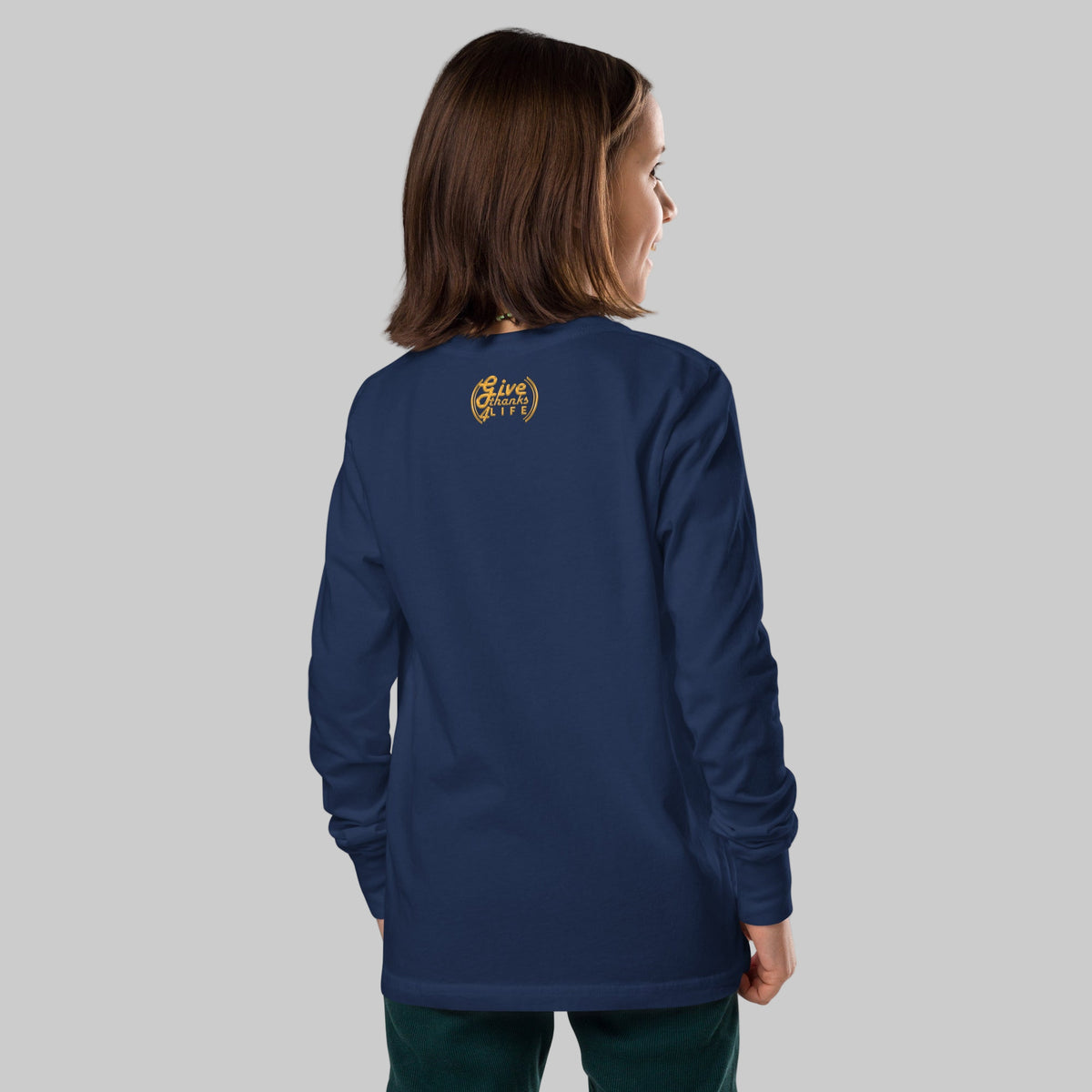 GT4L Fun Youth Long Sleeve "smiley face" Tee, view 20