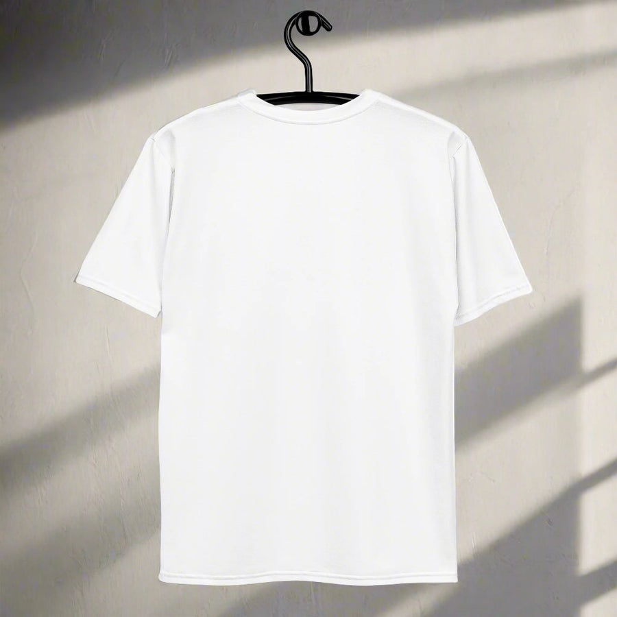 GT4L Men's White Premium Stretch T-Shirt, view 3