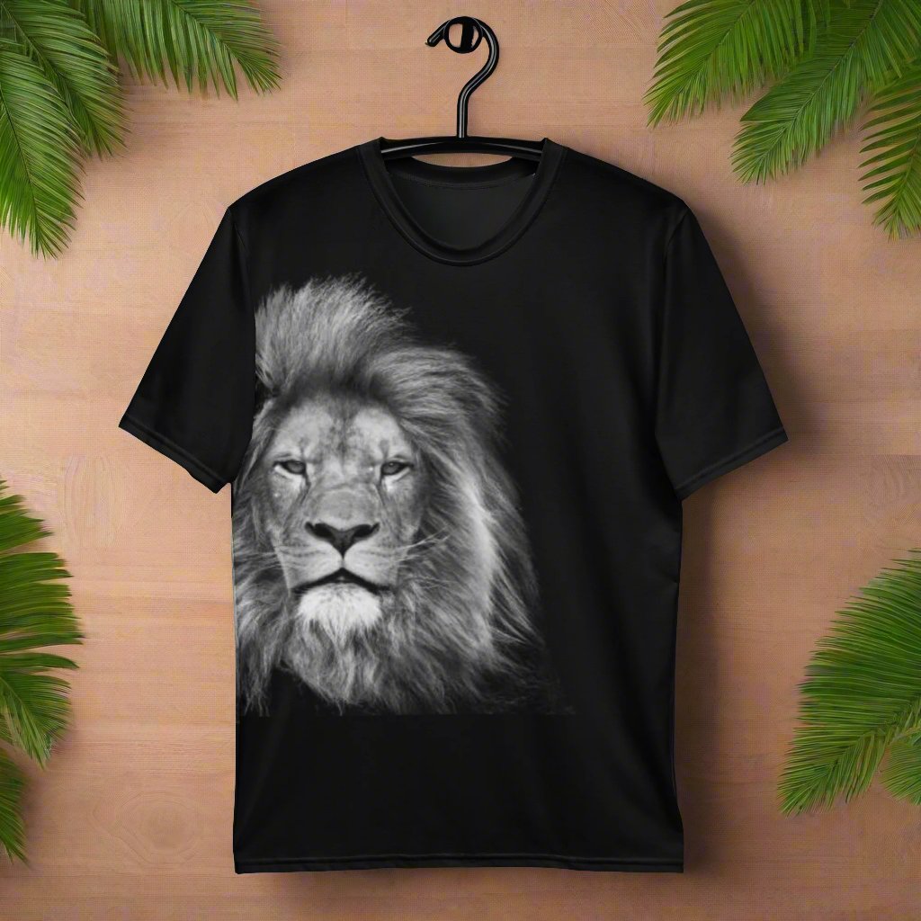 GT4L Men's Lion Print T-Shirt