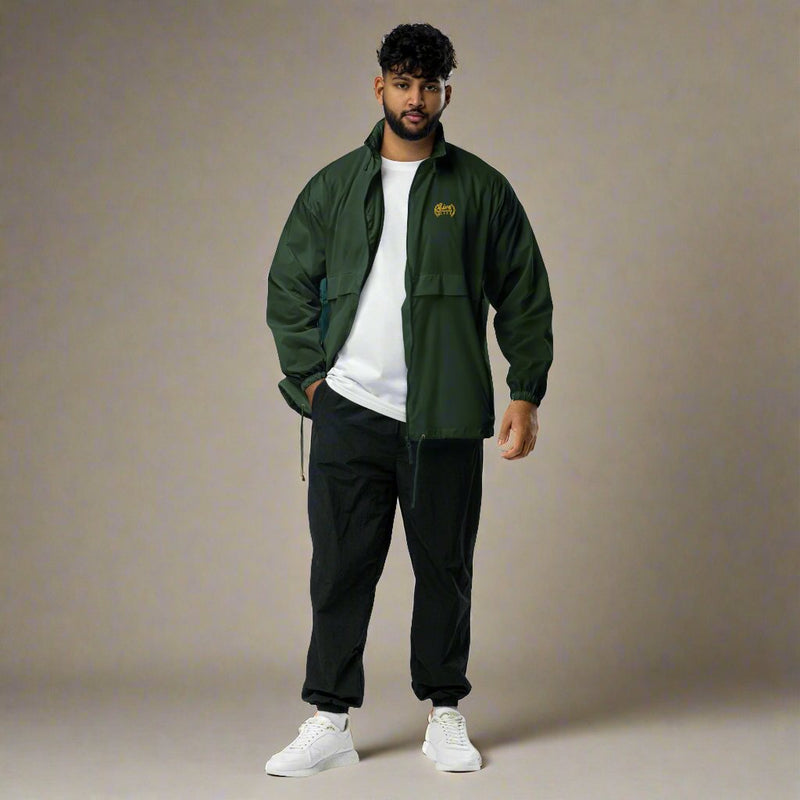 GT4L Men's Embroidered Windbreaker