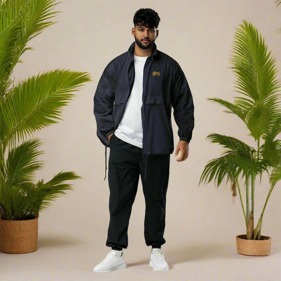 GT4L Men's Embroidered Windbreaker, view 5