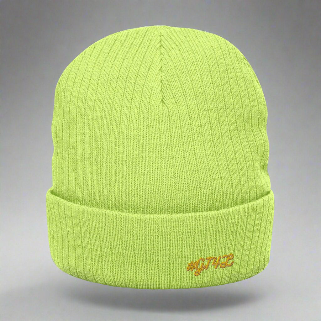 GT4L Ribbed Knit Beanie, view 12