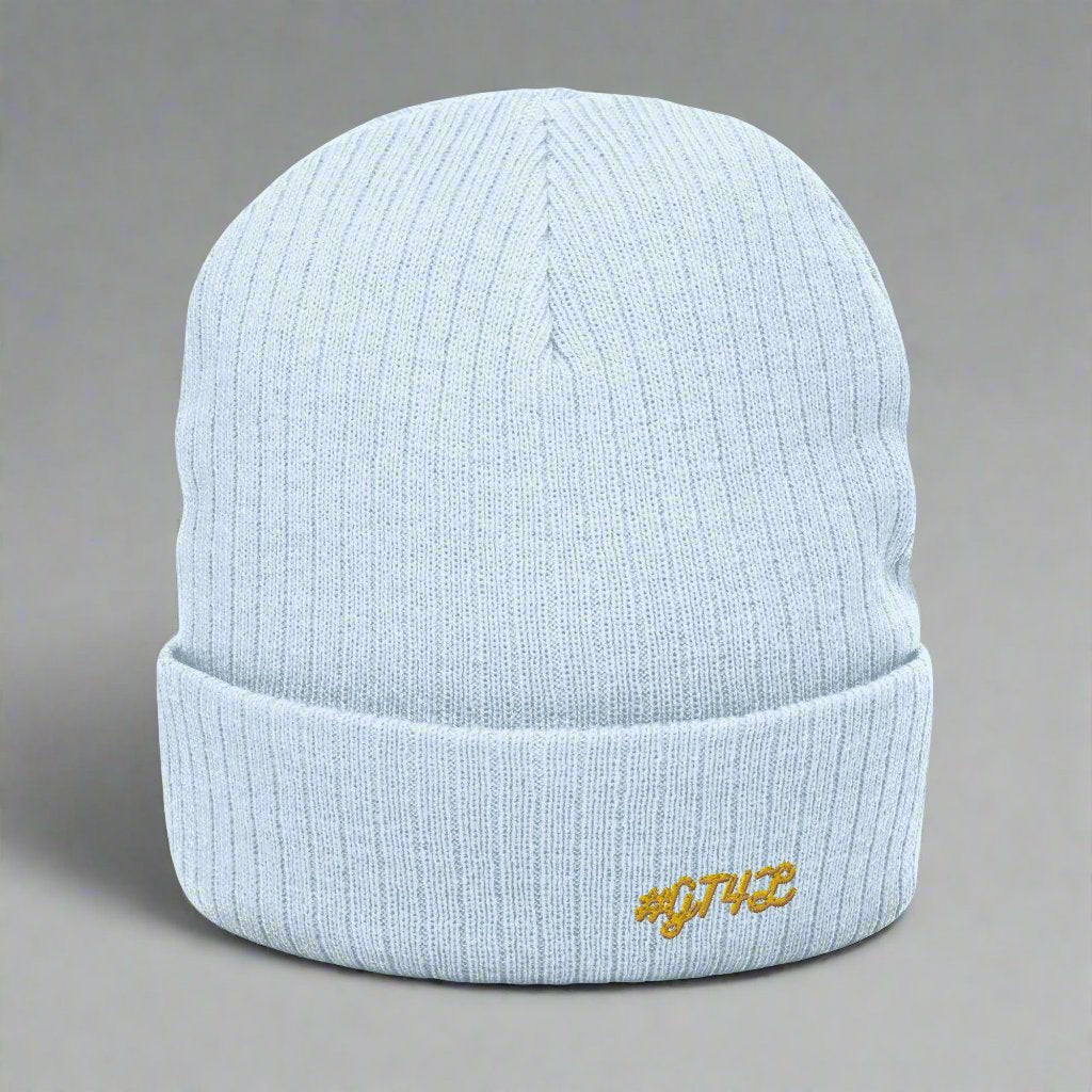 GT4L Ribbed Knit Beanie, view 13