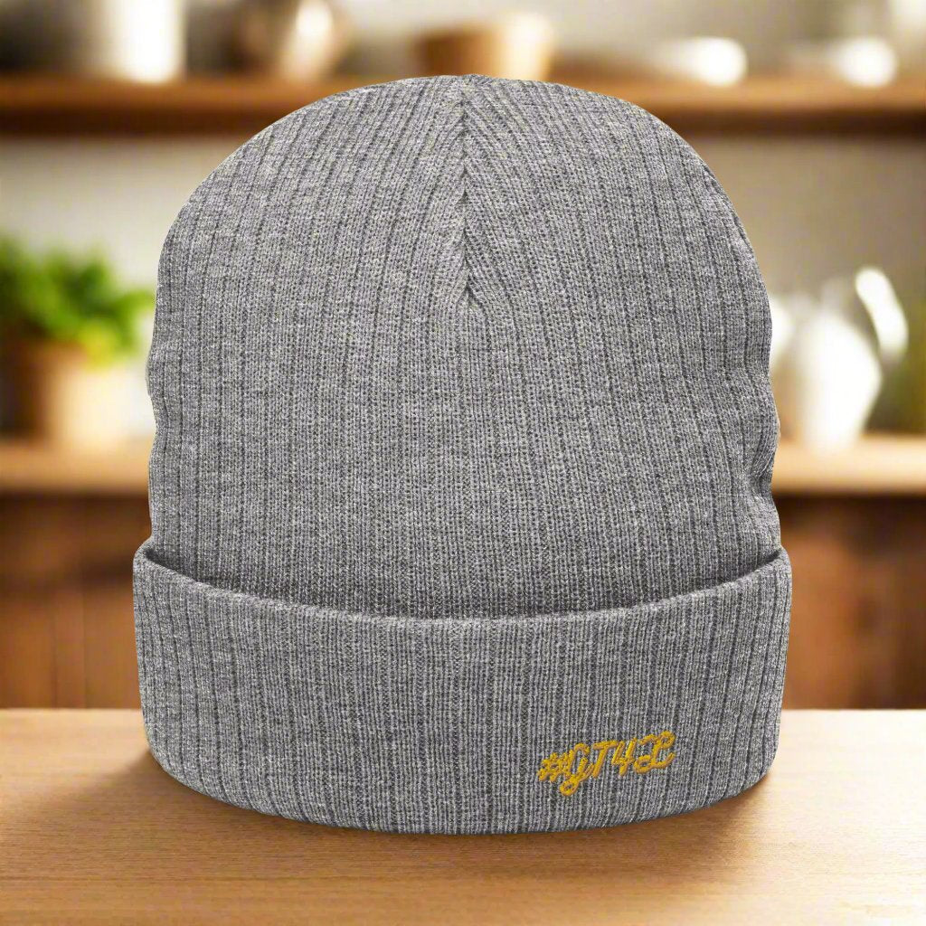 GT4L Ribbed Knit Beanie, view 10