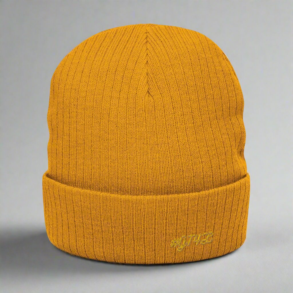 GT4L Ribbed Knit Beanie, view 9