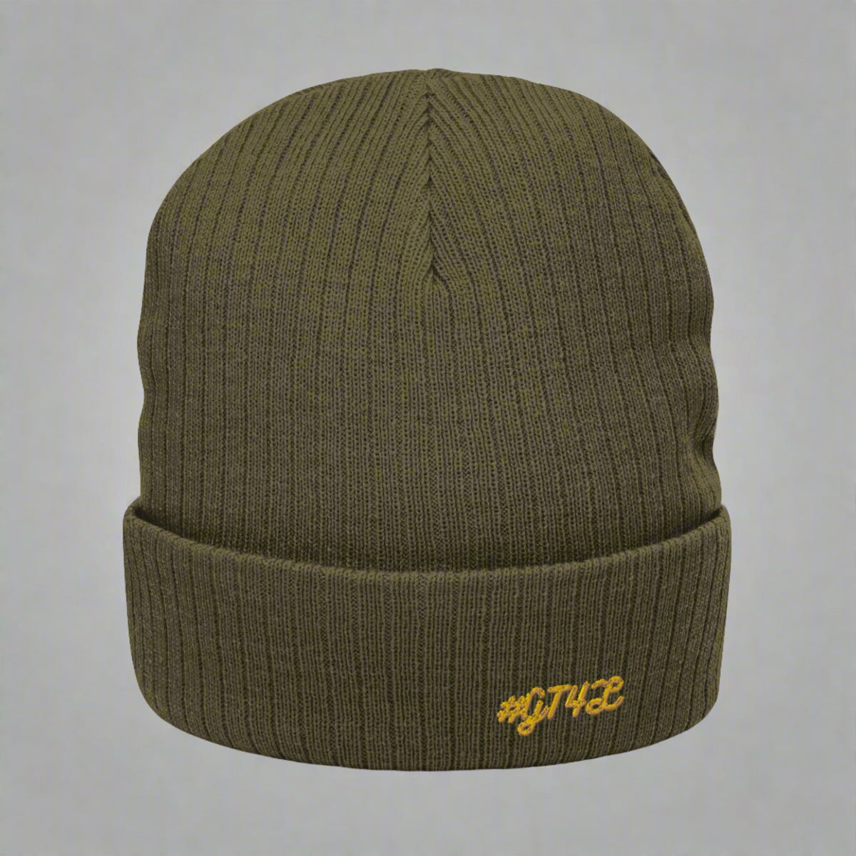GT4L Ribbed Knit Beanie