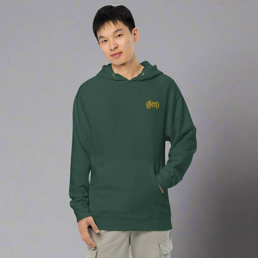 GT4L Men's Embroidered Midweight Hoodie, view 2