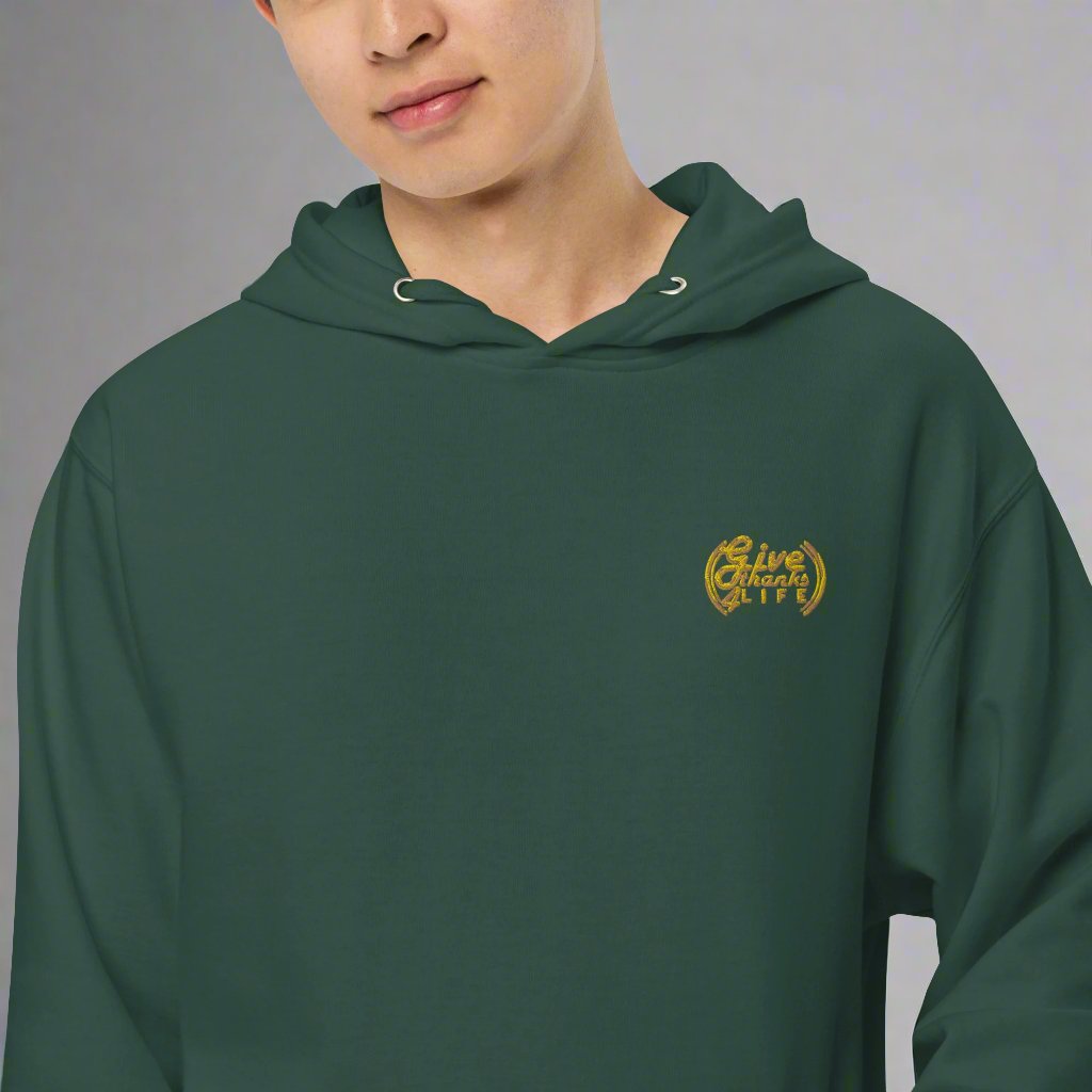 GT4L Men's Embroidered Midweight Hoodie, view 7