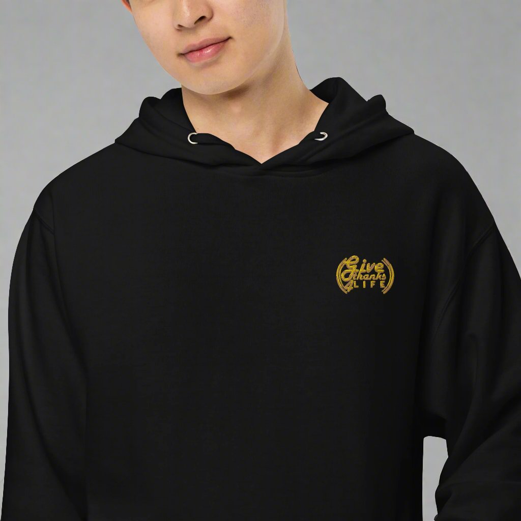 GT4L Men's Embroidered Midweight Hoodie