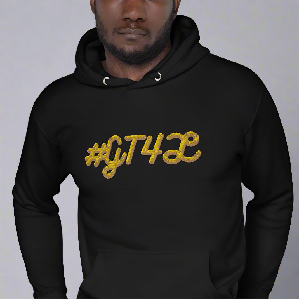 GT4L Men's Embroidered Hoodie, view 5
