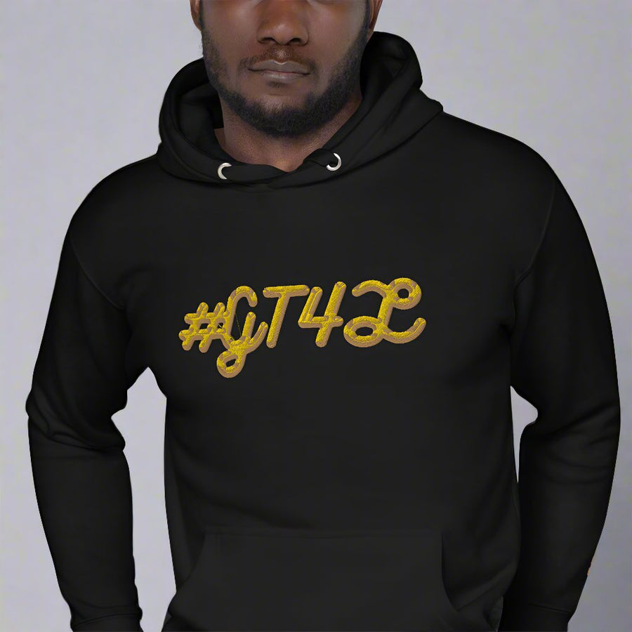 GT4L Men's Embroidered Hoodie, view 5