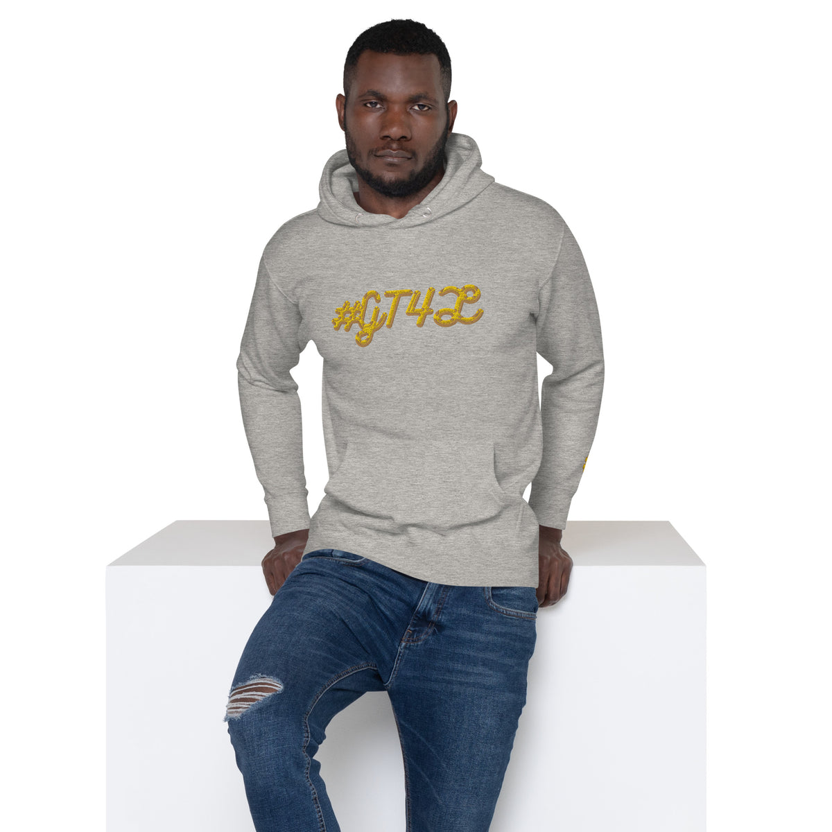 GT4L Men's Embroidered Hoodie, view 11