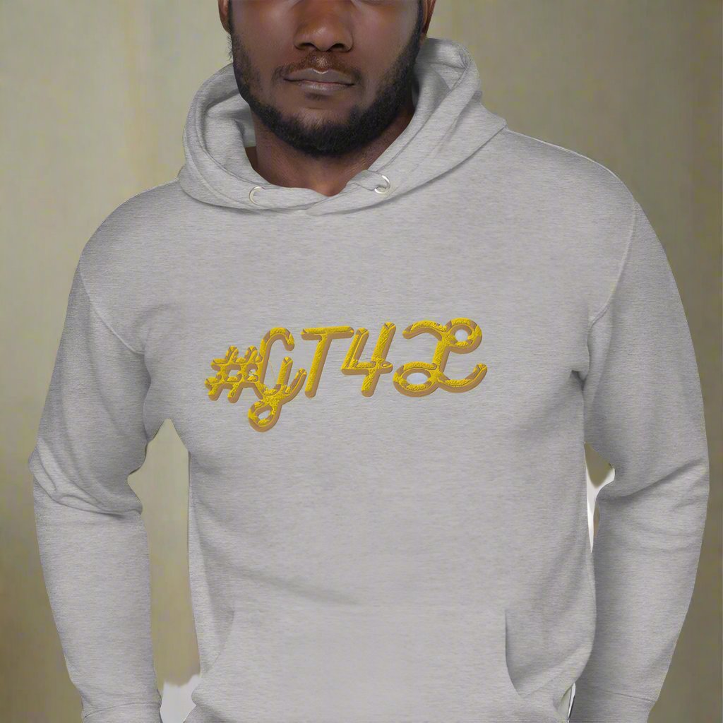 GT4L Men's Embroidered Hoodie, view 2