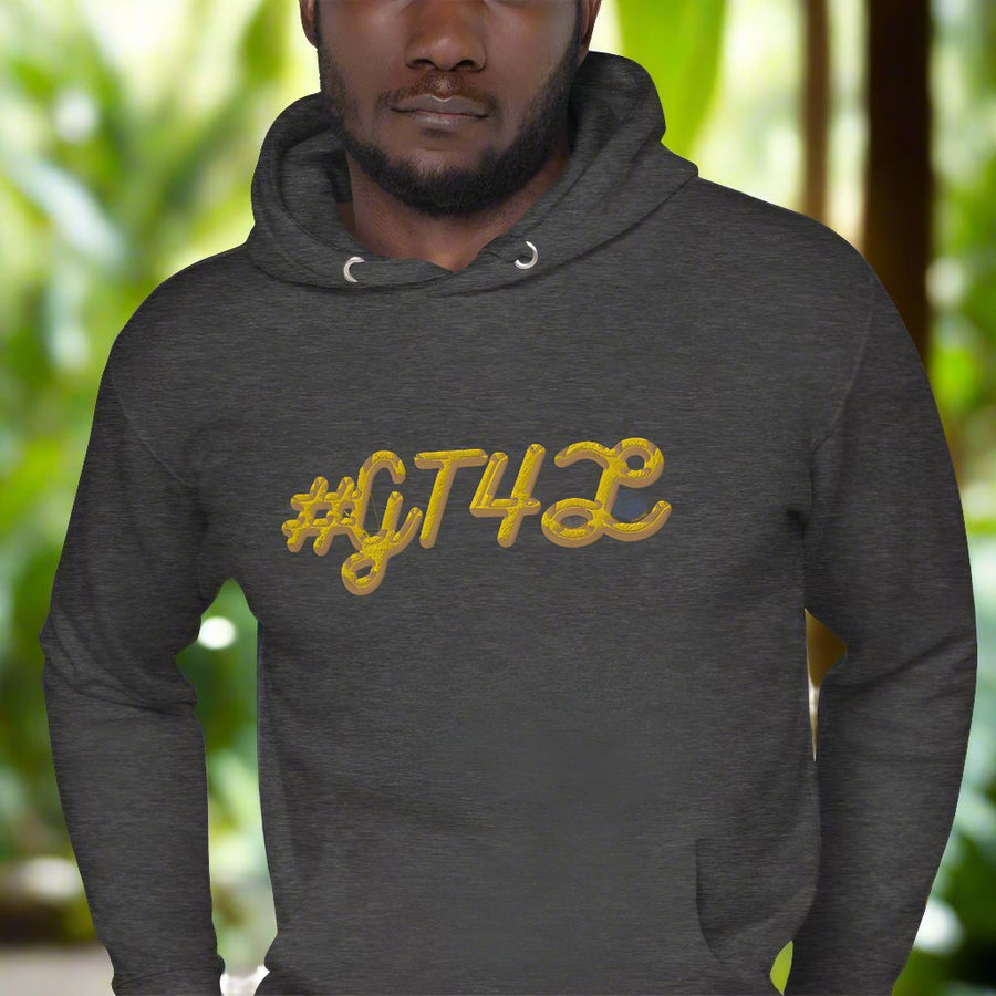GT4L Men's Embroidered Hoodie, view 3