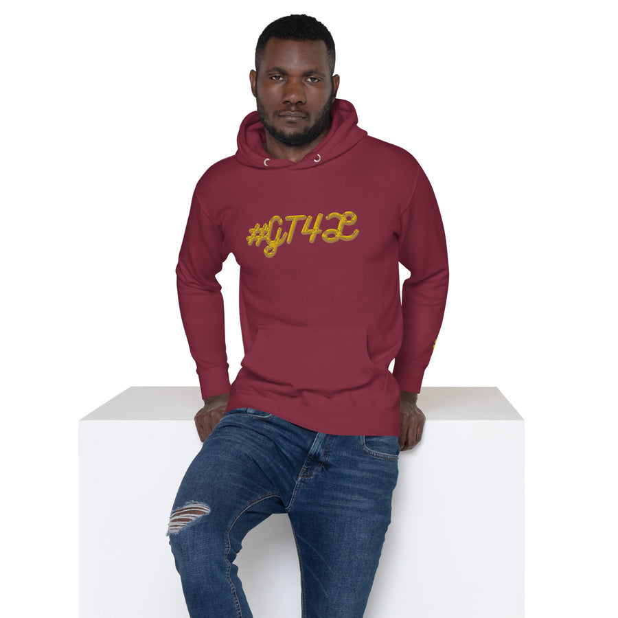 GT4L Men's Embroidered Hoodie, view 8