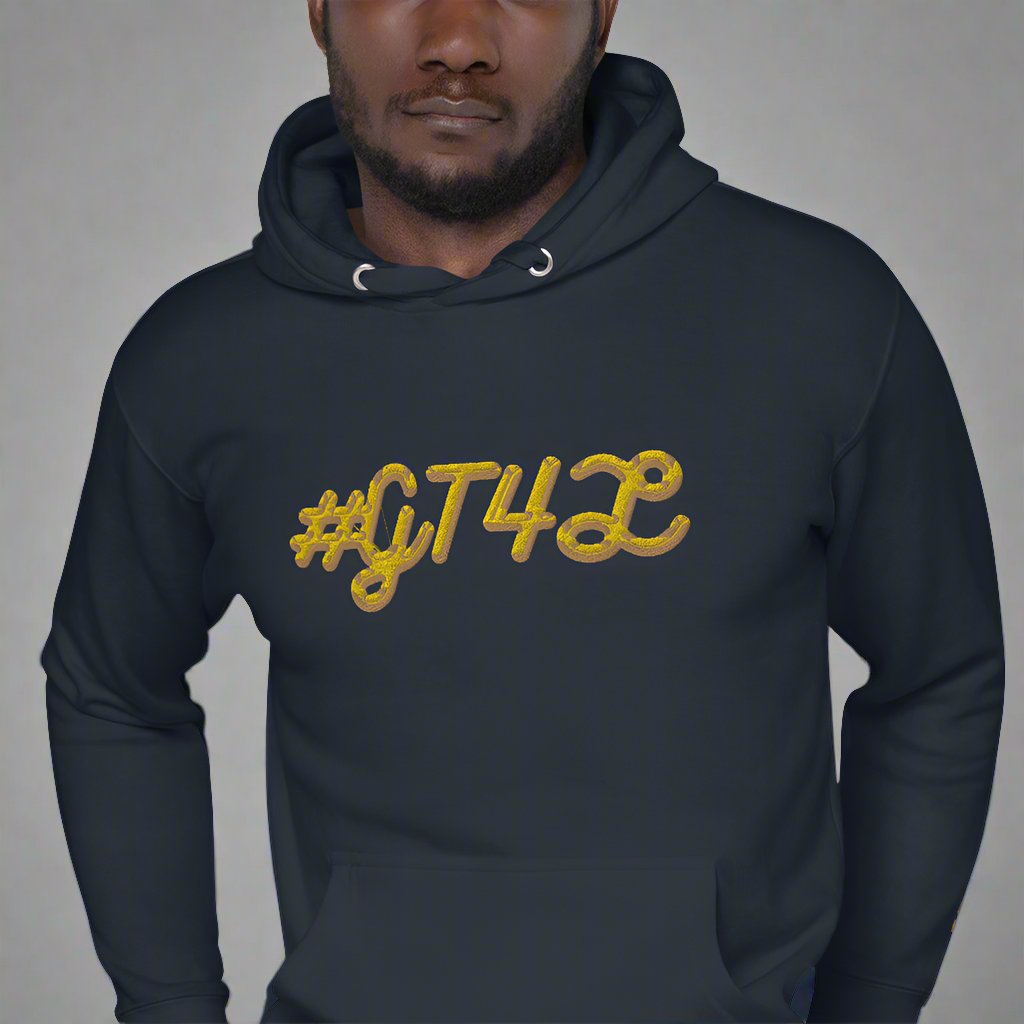 GT4L Men's Embroidered Hoodie, view 7